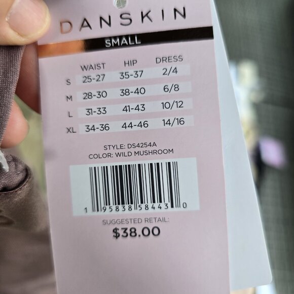 Danskin Women's Seamless Shaping Bodysuit Size M Brown Adjustable NWT - Picture 10 of 15